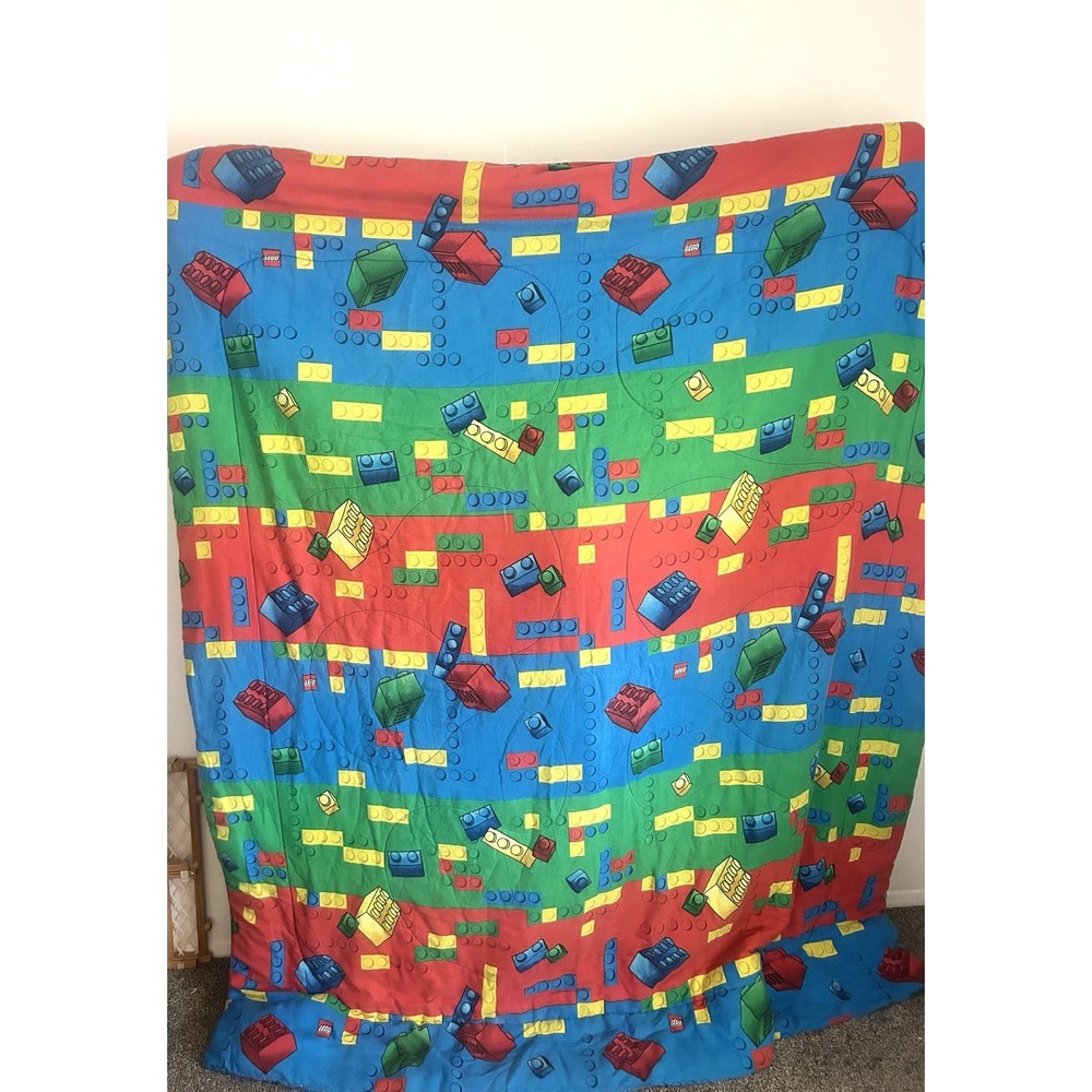 Rare Y2K Twin Lego Comforter‎ Boys Bedding Legos